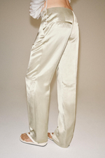 БРЮКИ ПРЯМОГО КРОЯ ИЗ СМЕСОВОГО ЛЬНА — ZW COLLECTION — ZARA