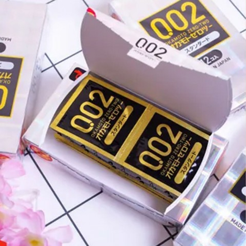 Презервативы ультратонкие Okamoto 0.02 L-size 12 шт.