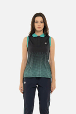 Женское поло Hydrogen GEOMETRIC DEGRADE’ TECH SLEVELESS POLO (GI1003)
