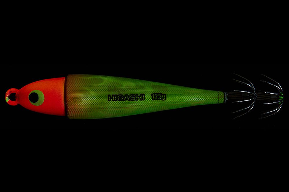 Кальмарница HIGASHI Squid Cloth sinker 125g #05 Neon Fireman