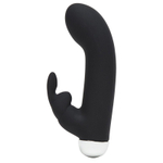 Черный мини вибратор-кролик 13,5см Fifty Shades of Grey Greedy Girl Mini Rabbit Vibrator Black