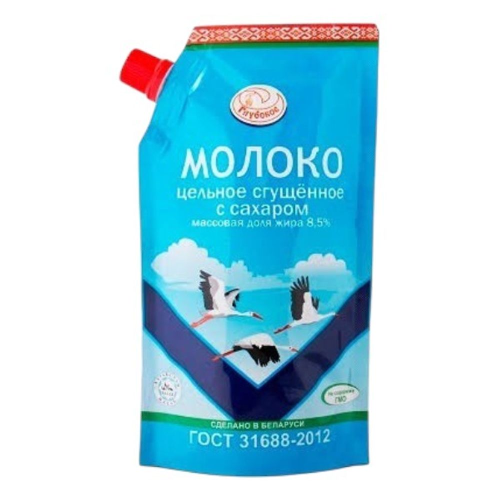 Молоко цельн.сгущ. с сахаром 8,5% в Дой-Пак 280гр 1/24