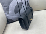 Женская сумка Chanel с длинными ручками — чёрная, 22 см — фото 4