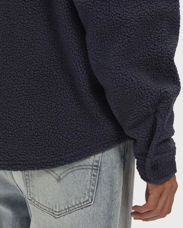 Рубашка утепленная мужская LEVI'S SHERPA SOFT WORKER NIGHTFALL NAVY SHERPA