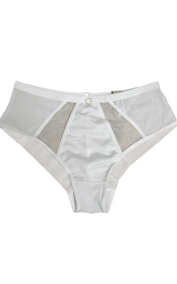 BUTTERFLY WHITE Трусы высокие