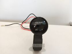 Voltmeter with handlebar mount