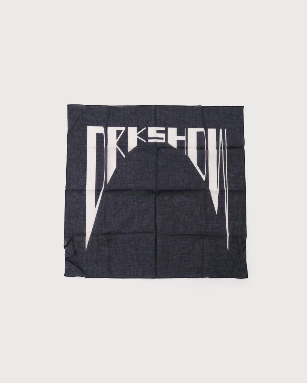 RICK OWENS DRKSHDW БАНДАНА ЧЕРНАЯ С ЛОГОТИПОМ