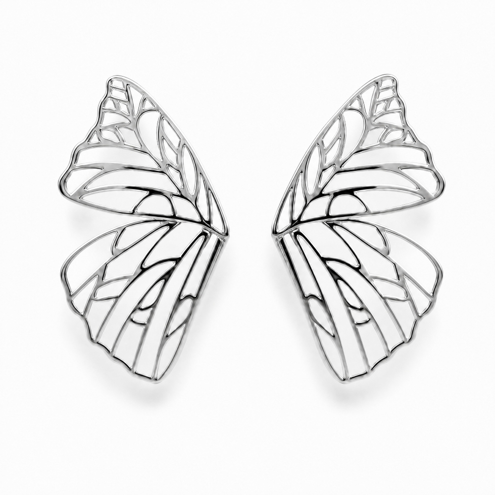 Серьги бабочка бол.