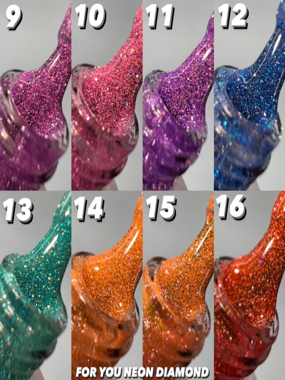 Гель-лак FOR YOU Neon Diamond № 16