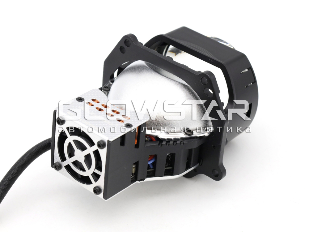 Aozoom BiLed+Laser AAPD 17L с лазером (прямоугольные) 61W/77W, 12V, 6 Поколение, 3.0 дюйма (комплект, 2шт)