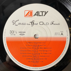 Винтажная виниловая пластинка LP Новогодний Сборник Christmas from Great Old Friends (Japan 1986) (Obi) (Louis Armstrong, Benny Goodman And His Orchestra, Ella Fitzgerald)