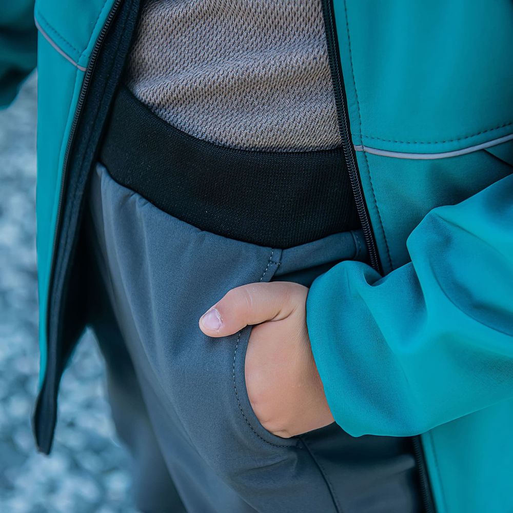 Брюки Softshell демисезонные "Графит" подростковые