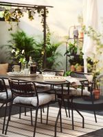 Подушка на стул IKEA KLOSAN (КЛЁСАН), Синий, 44х44 см