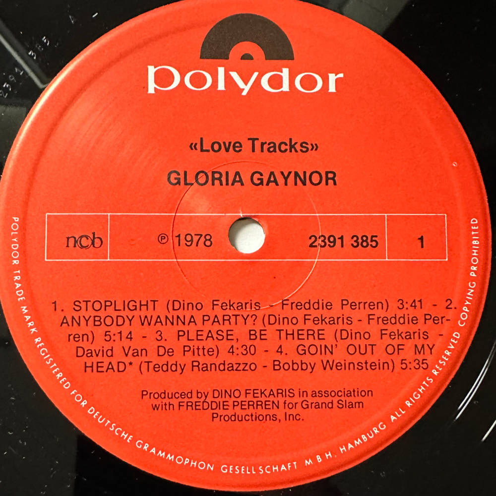 Gloria Gaynor - Love Tracks (Скандинавия 1979г.)