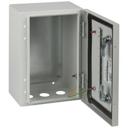 Корпус металлический ЭРА OPTIMA ЩМП-30.21.15 (300х210х150) IP66 У2 серый | Корпуса металлические с монтажной панелью