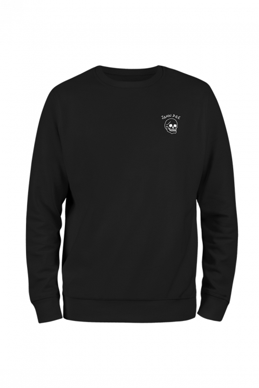 Свитер Live Fast Skull Black / Embroidery John Doe