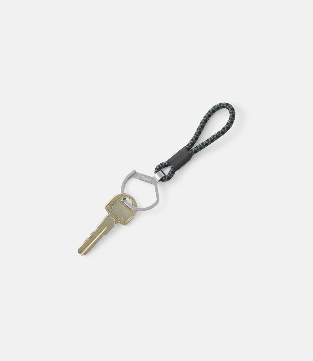 Craighill Rope Split Ring Black — ключница-карабин