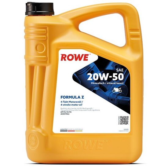 HIGHTEC FORMULA SAE 20W-50 Z ROWE моторное масло 5 Литров
