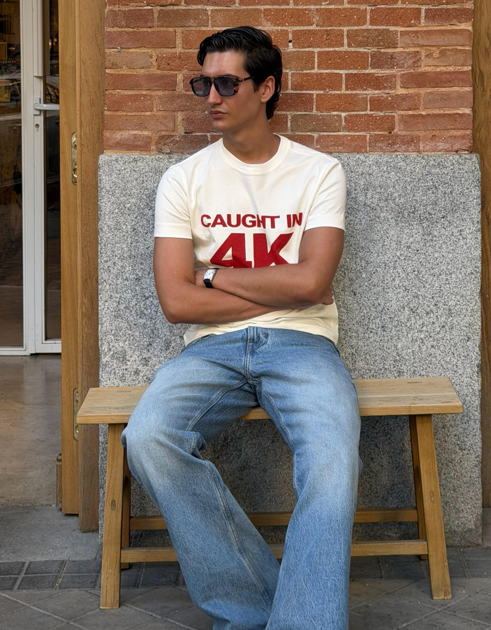 Мужские джинсы baggy flare fit - BERSHKA