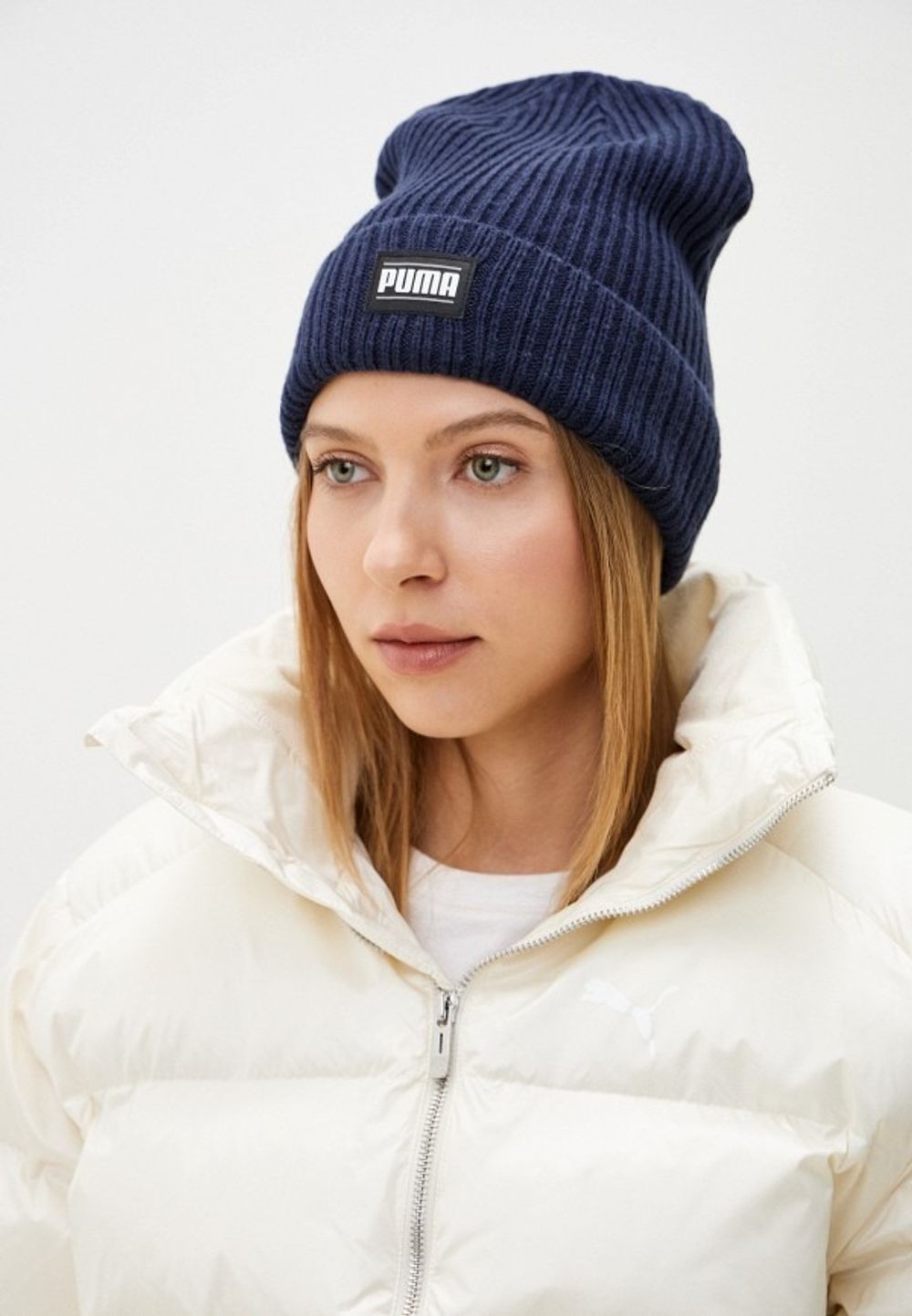 Шапка взрослая PUMA Ribbed Classic Cuff Beanie