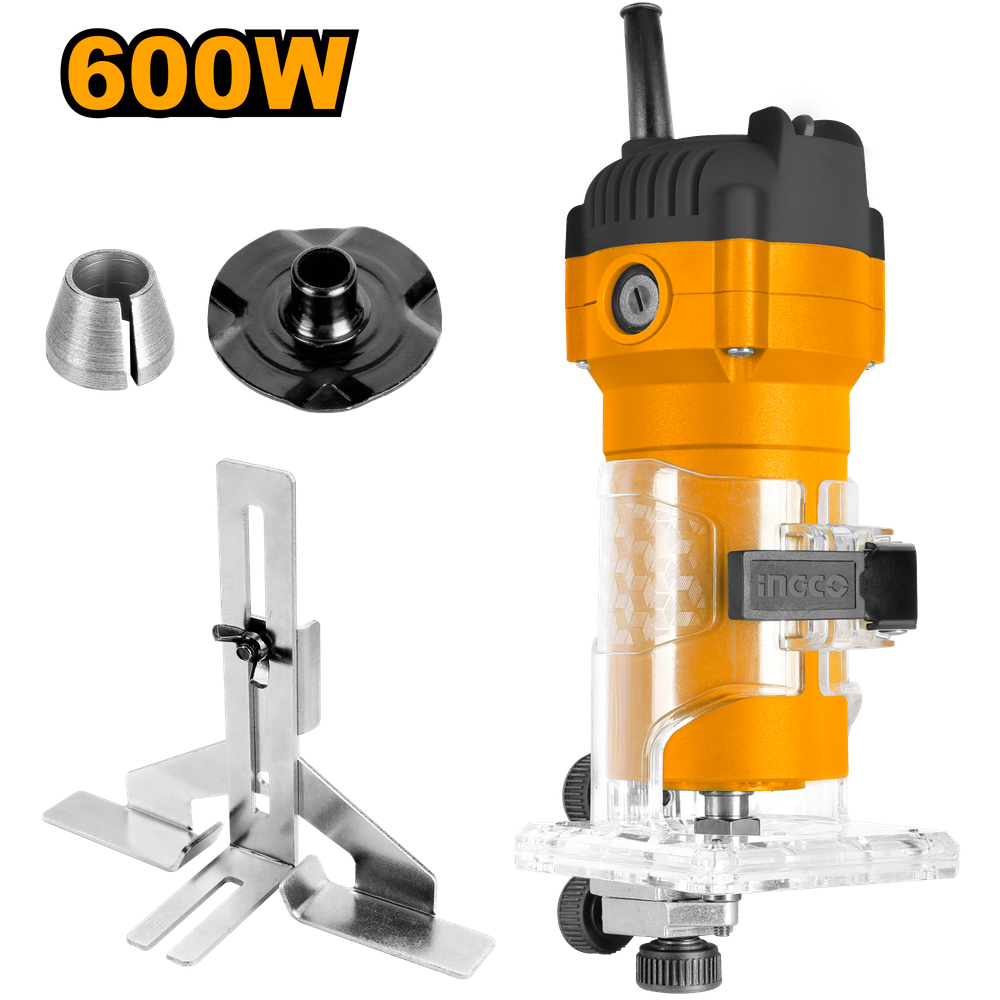 Фрезер кромочный INGCO PLM6001 INDUSTRIAL 600 Вт Фрезер кромочный INGCO PLM6001 INDUSTRIAL 600 Вт