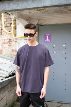 Футболка YTRO Oversize Графит