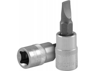 114555 Насадка торцевая 1/4"DR с вставкой-битой шлицевой, SL5.5