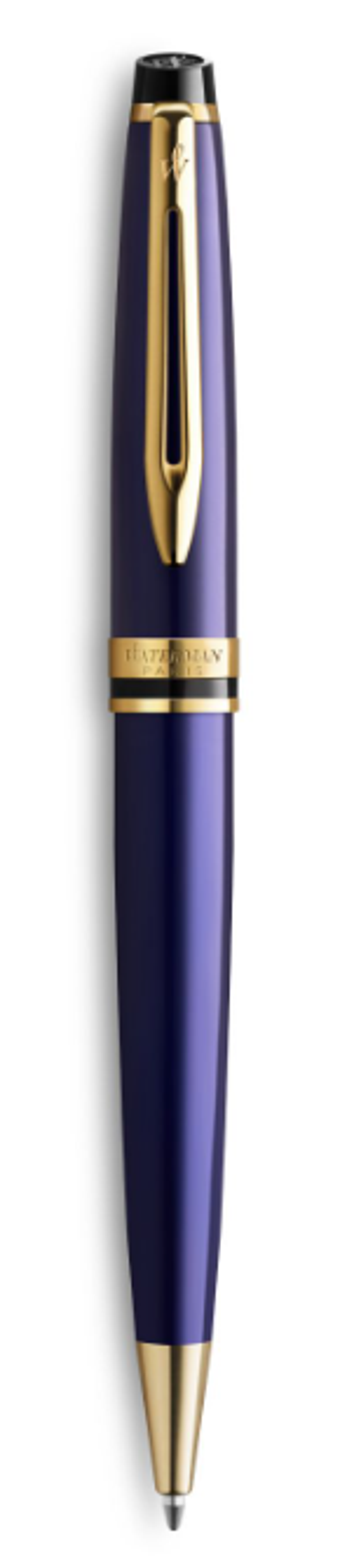 Шариковая ручка Waterman "Expert Blue Lacquer GT", цвет чернил: черный М