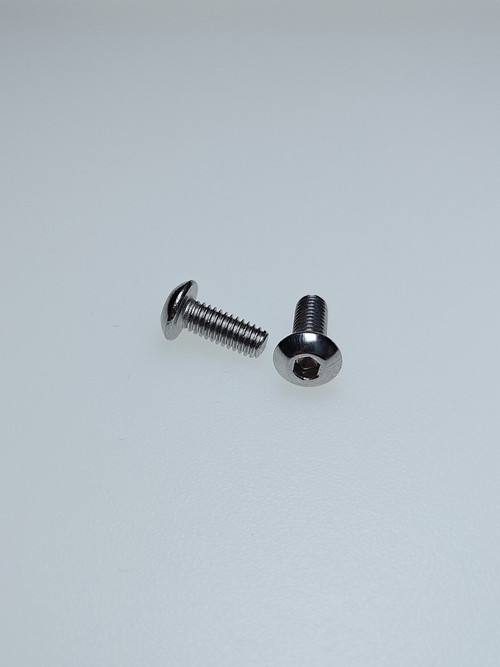 4х10 Винт с полукруг.гол. и внутр.шестигр. нерж. А2-70 ISO 7380 (50 шт.)