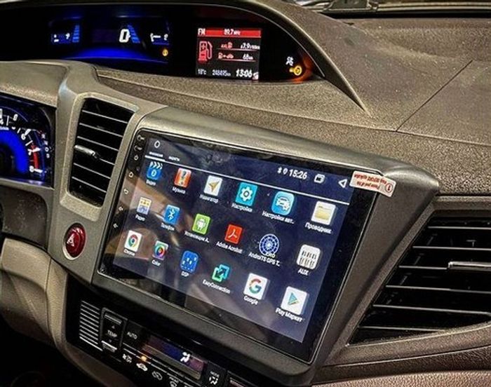 Магнитола для Honda Civic 9 2012 седан - Parafar PF132XHD на Android 13, CarPlay, 4G SIM-слот
