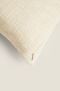 ZARA HOME ЧЕХОЛ НА ПОДУШКУ В ПОЛОСКУ, СВЕТЛО-БЕЖЕВЫЙ