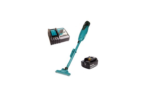 Пылесос аккумуляторный Makita LXT BL 18В, 1200 л/мин, 18 кПа, 0,73 мл, сух. (BL1830, DC18RC) DCL284FRF