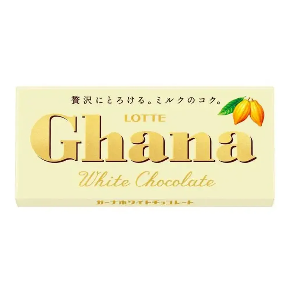 Шоколад Ghana белый, Lotte, 45гр