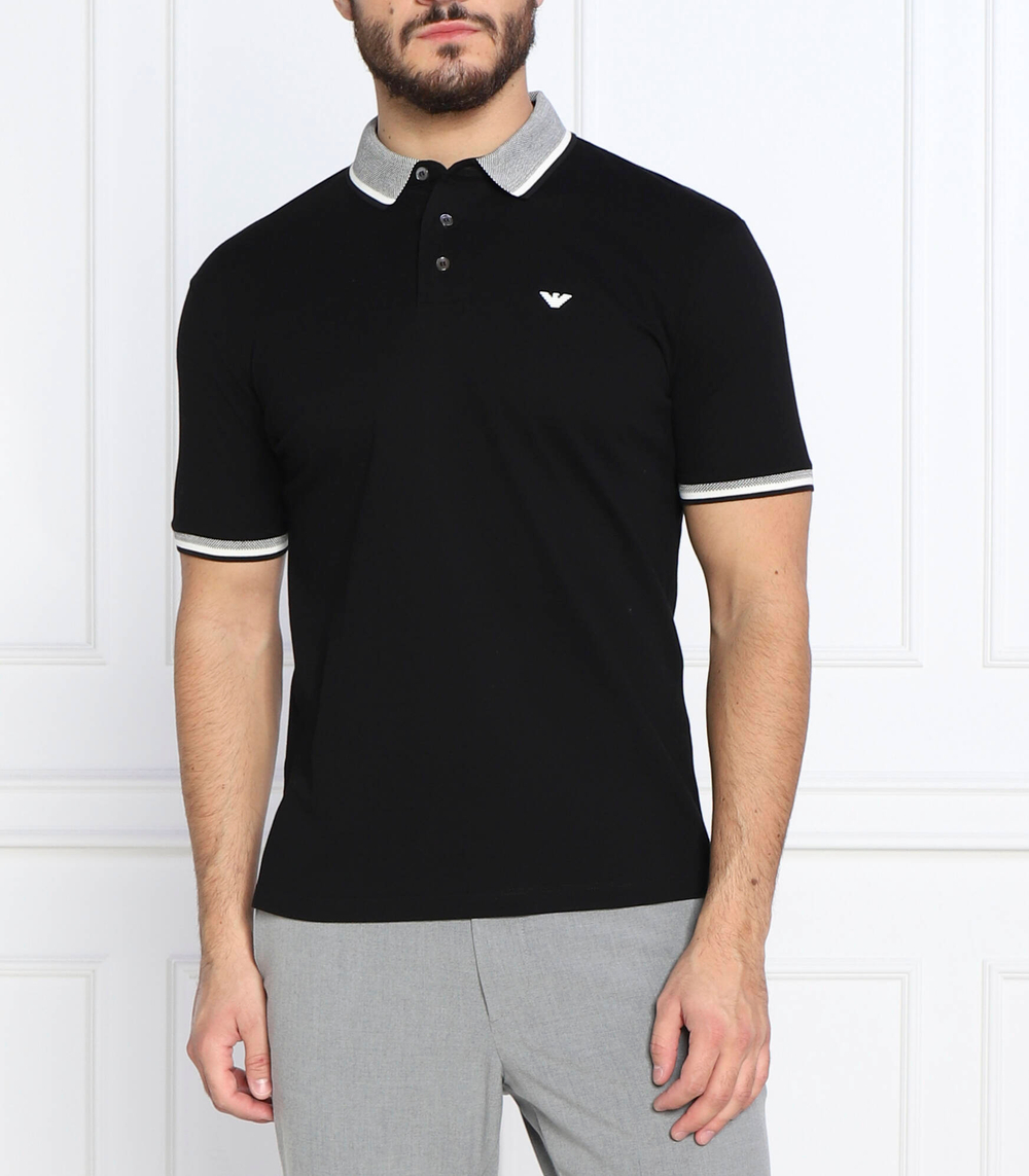 поло Emporio Armani - черный(6L1FD3 1JTKZ)