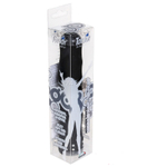 Чёрный волнистый вибратор Jewel Joy-Stick Vibrator Black - 18 см. (Цвет: черный)