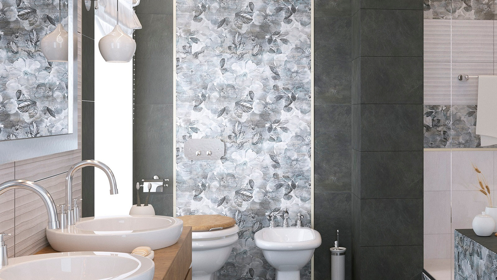 Лауретта бел низ 04 / Lauretta white wall 04  300х900 (1-й сорт)