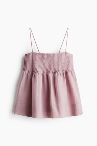Топ из рами на бретелях - H&M
