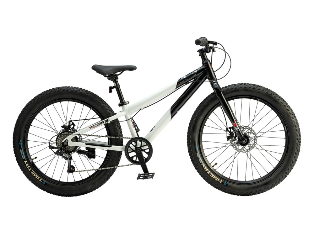 Велосипед 24" TIMETRY TT292  7ск.  черно-белый