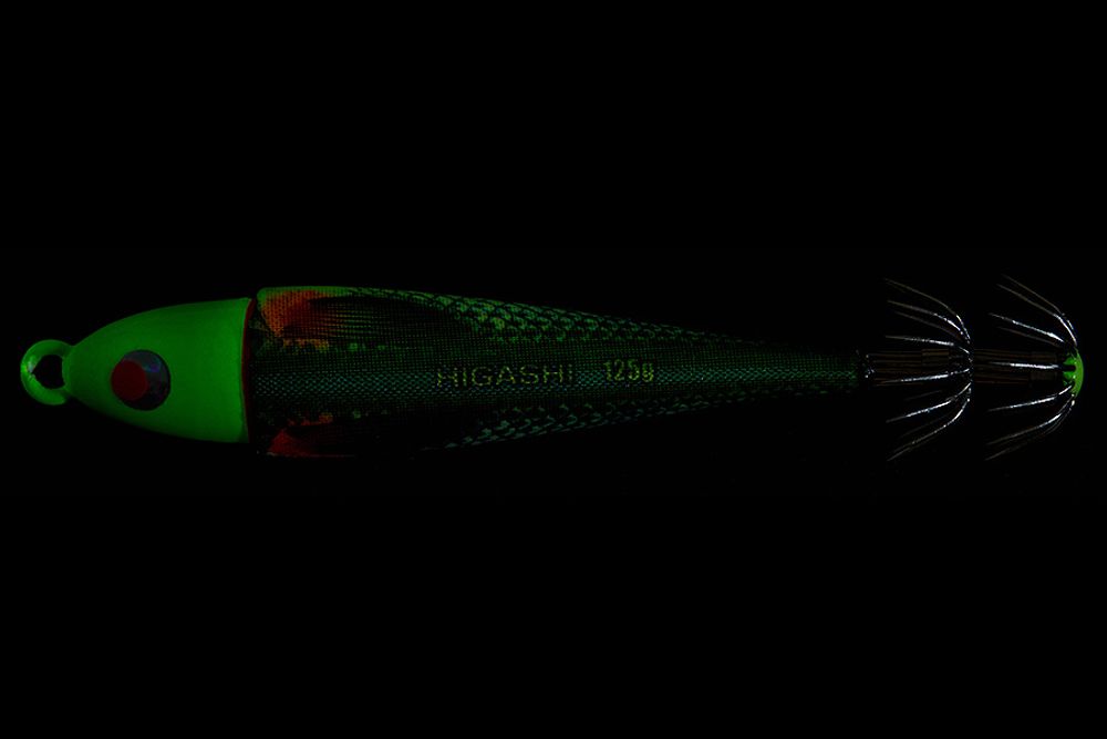 Кальмарница HIGASHI Squid Cloth sinker 125g #02 Green Mullet