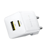 Сетевое зар. устр. Baseus Palm Fast Charger 1USB/1C 20W кабель Т-С на Т-С(P10111608213-01) белое