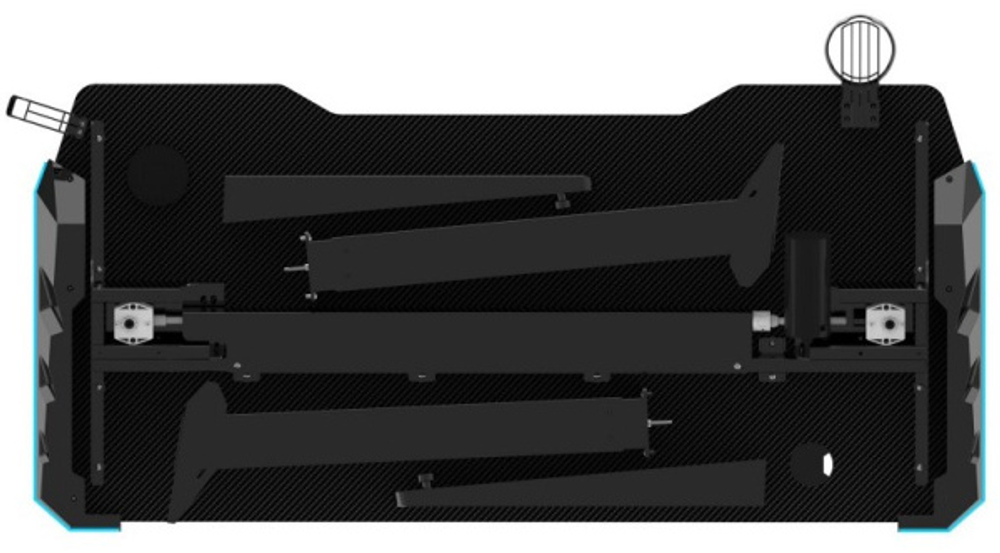 Стол компьютерный FoxGear FG-ZE-49B