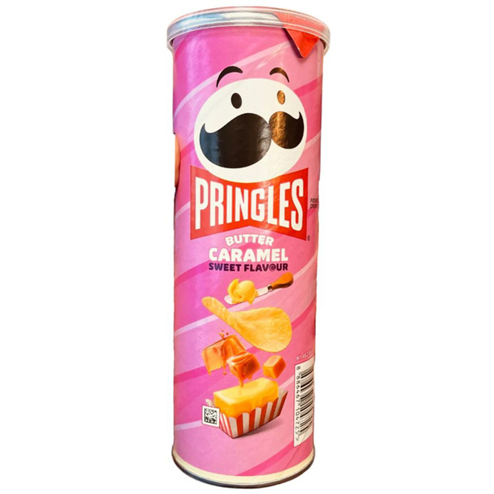 Чипсы PRINGLES 110 гр Butter Caramel (Сливочная Карамель) (12)  Корея