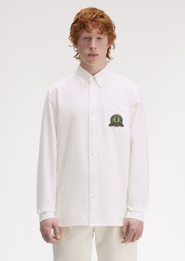 Рубашка FRED PERRY Tennis Badge Oxford Shirt