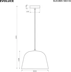 Подвесной светильник Blank SLE1805-503-01 Evoluce