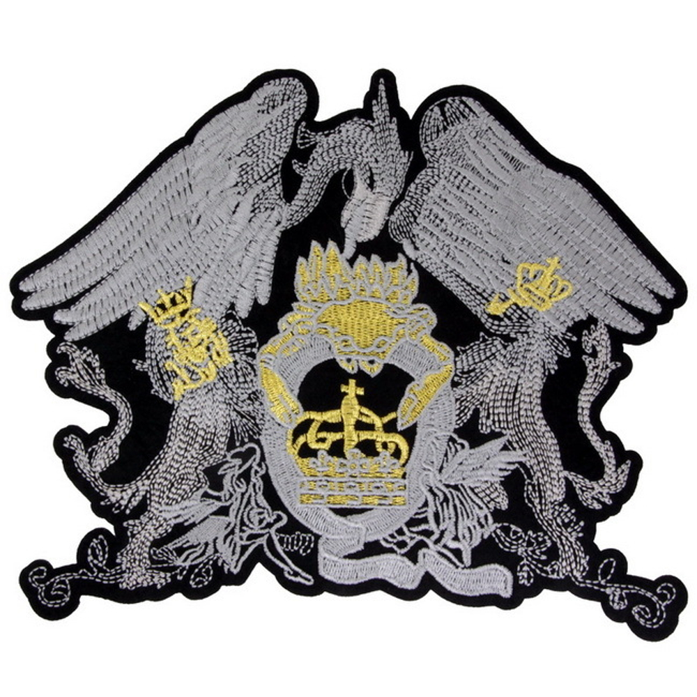 Нашивка спиновая Queen герб (546)