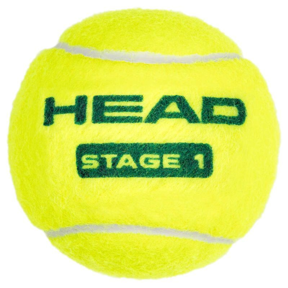 Детские теннисные мячи Head Stage 1 Green 3B