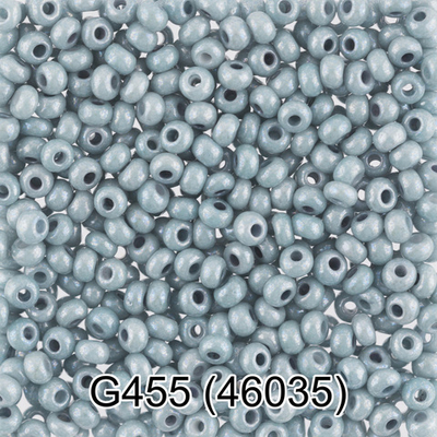 Бисер Чехия "GAMMA" круглый 7 10/0 2.3 мм G455 зелено-голубой ( 46035 )