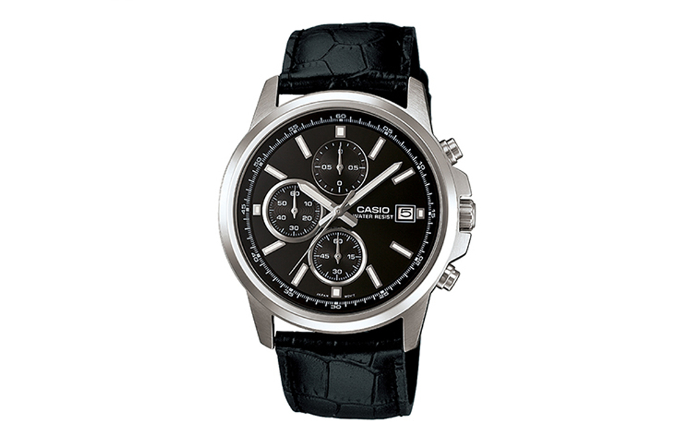 CASIO Men DRESS Black Watch MTH-5001L-1APR