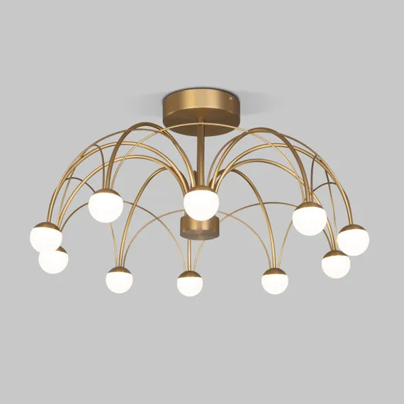 Потолочная люстра Ragno 90031/10 LED золото Eurosvet