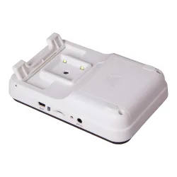 Лупа цифровая Levenhuk DTX 43 - вид сзади, разъемы USB и TV-out, откидная подставка